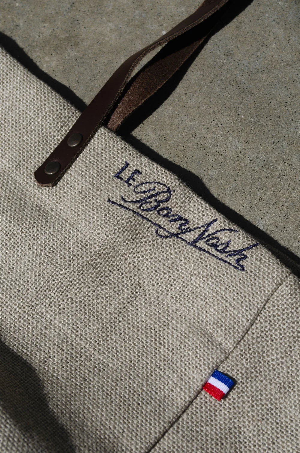 French Linen Tote — Le Bon Nosh | Restaurant • Market • Community